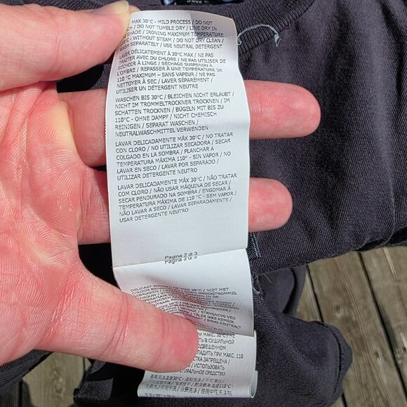 Stone Island XO Barney's New York Patch Charcoal T-Shirt - Picture 6 of 7